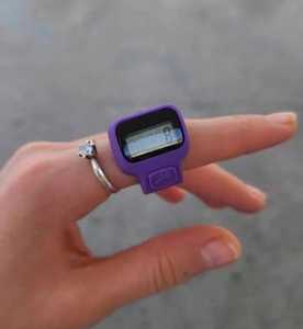 Compteur numérique portable en forme d'ange, mini-compteur de tasbih électronique en plastique, compteur de doigt, prix d'usine - Product Image 2