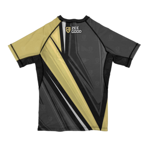 Camiseta Deportiva de Manga Corta Transpirable de Alta Calidad Personalizada con Serigrafía, 180g, Ajustada, para Hombre, de Spandex/Poliéster, para MMA - Product Image 2