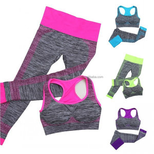 Nouveau ensemble de yoga pour femmes 100% coton respirant motif solide personnalisable haute qualité tendance prix de la mode - Product Image 6