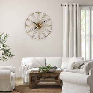 3D Modern Abstract Digital Quartz Needle Wall <b>Clock</b> Unique Design <b>Large</b> Silent Decorative Art Metal Living Room Wedding Decor 12 - Product Image 4