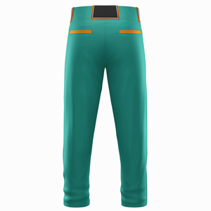 Pantalon de baseball pour homme, 100 % polyester, longueur intégrale, sur mesure, couleur unie gris, vêtements de sport de haute qualité pour équipe. - Product Image 4
