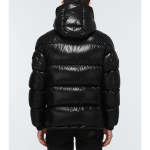 Veste d'hiver décontractée pour homme, rouge, à capuche, rembourrée de duvet, coupe-vent, fermeture éclair, coupe régulière - Product Image 6
