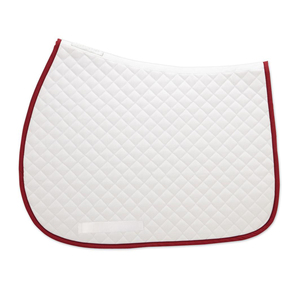 Tapis de selle en coton de haute qualité 2026 pour chevaux, designs variés, doublure en tissu polycoton de la meilleure qualité, tapis de selle blanc - Product Image 1