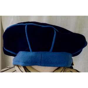 Casquette de terrain du Landwehr prussien (Mütze). Il est fabriqué en 100 % laine et présente une visière et une sangle en cuir. - Product Image 2