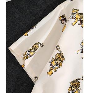 Camisa Moderna para Hombre con Bloques de Color, Bolsillo, Manga Corta, Secado Rápido, Antiarrugas, Tela Ancha de 180g, Tejido de Punto con Spandex/Poliéster, Casual - Product Image 3