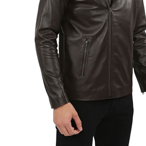 Veste en cuir réversible imperméable et respirante pour homme, élégante et tendance, de haute qualité, confortable, style décontracté urbain, vente en gros - Product Image 6