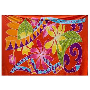 100% rayonne une pièce maillots de bain à fleurs peint à la main plage sarong large sélection de couleurs imprimé Bikini ornements pour le sport - Product Image 6