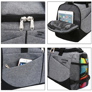 Bolsa Deportiva Impermeable de Poliéster y Nailon, Grande, para Viajes, con Compartimento para Zapatos, Unisex, Cierre de Cremallera y Broche - Product Image 6