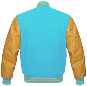 Nouvelle veste bomber universitaire personnalisée en laine pour homme, style baseball, avec lettres brodées - Product Image 2