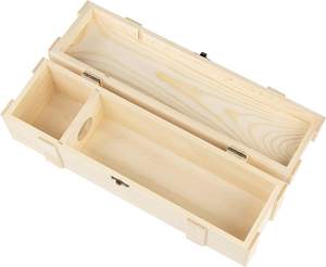 Boîte Cadeau Rétro Vintage en Bois pour Bouteille de Vin – Élégant Coffret de Rangement pour Cadeaux d'Affaires et Occasions Spéciales - Product Image 5