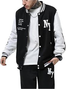 Veste d'hiver confortable pour homme, style Letterman, col rond, logo sur le devant, coupe-vent, respirante, séchage rapide, haute qualité, écologique, 100% coton - Product Image 6