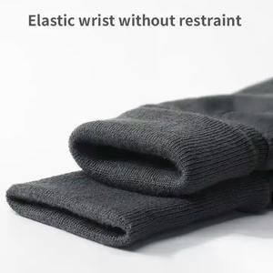 Gants d'hiver en cuir de haute qualité, doublés thermiquement, pour les activités de plein air par temps froid et la conduite - Product Image 5