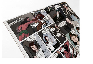 Service d'impression de bandes dessinées sur papier kraft personnalisé à prix raisonnable avec des pages finies de qualité supérieure - Product Image 5