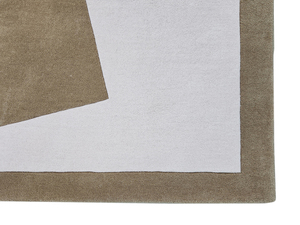 Tapis esthétiques de qualité supérieure, tapis tuftés à la main, ensembles de tapis doux abstraits pour la maison, tapis tuftés à poils longs marron et beige - Product Image 3