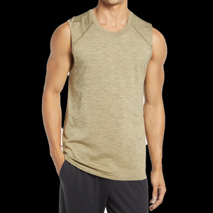 Débardeurs pour hommes en coton personnalisés de haute qualité, séchage rapide, respirants, pour la salle de sport, couleur personnalisée - Product Image 5