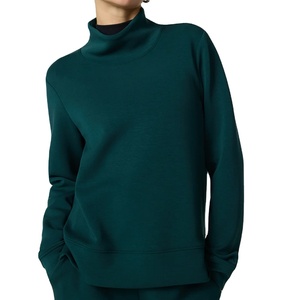 เสื้อคอเต่าสั่งทำพิเศษ คุณภาพสูง ผ้าฝ้าย 100% ผ้าฟลีซสำหรับฤดูหนาว ระบายอากาศได้ดี เสื้อสเวตเชิ้ตหนานุ่ม สกรีนโลโก้ได้ตามต้องการ ทรงปกติ สไตล์วิทยาลัย - Product Image 2