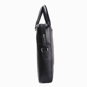 Bolsa para Portátil de Poliéster Elegante y Moderna para Hombre, de la Mejor Calidad, con Logotipo Personalizado, Cierre de Cremallera Impermeable de Cuero Genuino, para Viajes y Actividades al Aire Libre - Product Image 2