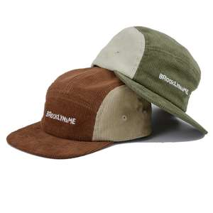 Venta al por Mayor de Gorras de Pana de 5 Paneles Personalizadas Multicolores para Bebés, Niños Pequeños y Jóvenes, para Correr y Hacer Senderismo, sin Estructura - Product Image 6