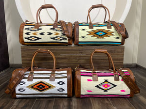 2025 Travel Accessories Outdoor Travel <b>Bags</b> Custom Saddle Blanket Sports Gym <b>Bag</b> for Women Genuine Leather Duffel Overnight <b>Bags</b> - Product Image 5