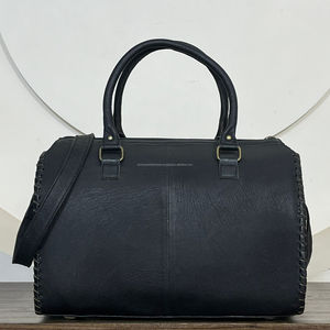 New Luxury Designer Eco-friendly Hair On Cowhide <b>Leather</b> Large Size Sppedy Bag Genuine <b>Tooled</b> <b>Leather</b> Travel Duffle for Unisex - Product Image 5