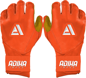 Premium Leather Customizable Baseball Batting <b>Gloves</b> premium leather Closure <b>type</b> hook and loop - Product Image 1