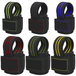 High Quality Customized Color Power <b>Straps</b> Padded Fitness Wrist Support Cotton <b>Lifting</b> <b>Straps</b> <b>for</b> Bodybuilding Gym Power <b>Straps</b> - Product Image 1