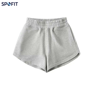 Shorts Deportivos de Algodón Transpirable de Alta Elasticidad para Mujer, Casuales de Verano, Ecológicos, de Secado Rápido, Color Sólido, para Gimnasio, Fitness y Running - Product Image 3