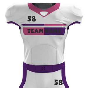 Uniforme de football américain de qualité supérieure à prix raisonnable, uniforme personnalisé de l'équipe nationale de football, fabriqué au Pakistan - Product Image 3