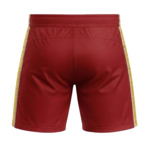 <b>Men</b> <b>Red</b> Sublimated Ice Hockey Training <b>Shorts</b> Polyester Sports <b>Shorts</b> Drawstring Side Stripe Team Wear Match Training Athletic - Product Image 2