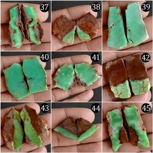 หินแกะสลักรูปทรงไม่สม่ำเสมอ คริสตัลธรรมชาติสีเขียว ลาบราดอไรต์ สำหรับทำเครื่องประดับ DIY - Product Image 2