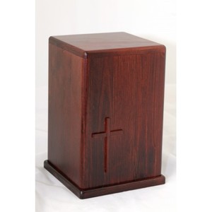 Custom Carved Wooden Cremation Urns <b>Box</b> for Human Ashes Adult Christian Cross Funeral <b>Memorial</b> <b>Keepsake</b> Ashes <b>Box</b> Wooden Urns - Product Image 1