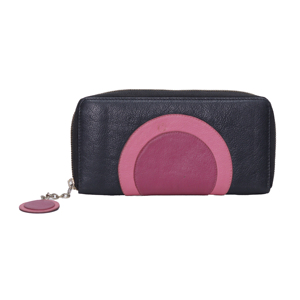 Custom Genuine Leather Women's Zip Around <b>Wallet</b> | RFID Blocking Leather Clutch <b>Wallet</b> | OEM ODM Ladies <b>Long</b> <b>Wallet</b> - Product Image 3