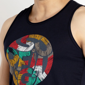 Classic Style Sleeveless T-Shirt For Men 100% Cotton Made Casual Wear Soft Breathable Fabric Sleeveless T-Shirts - Product Image 3