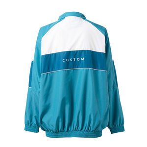 Unisex Sporty Tracksuit Set Color Blocking Full Sleeve Zipper Closure Quick Dry Polyester Adult Spring Wear - Product Image 6