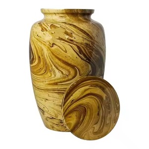 Contemporary Aluminium <b>Keepsake</b> Urns Small Ashes Holder Mini <b>Memorial</b> Cremation Urn Tribute Display - Product Image 1