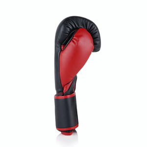 Gants de boxe MMA personnalisés rouge et noir, best-sellers, en cuir véritable de qualité supérieure, avec poignées respirantes et légères - Product Image 6