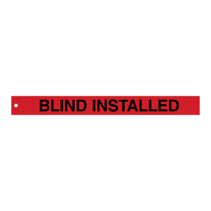 Brady Flexible Flag Style <b>Blind</b> Tag 2 in H X 20 in W for Industrial Piping - Product Image 2