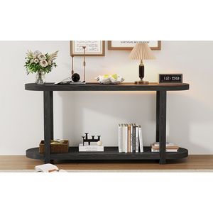 Mesa Consola Moderna Minimalista U_STYLE con Chapa de Fresno, Diseño de Escritorio Optimizado para Salas de Estudio, Entradas o Pasillos - Product Image 3