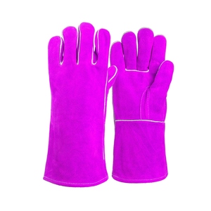 Gants de soudure en cuir de vachette de qualité supérieure, résistants à l'abrasion, à la chaleur, pour la lutte contre les incendies, la construction, les barbecues - Product Image 3
