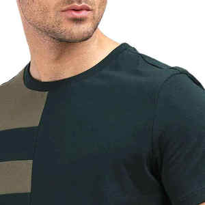 Camiseta Casual de Manga Corta con Cuello Redondo para Hombre, Corte Regular, Estilo Urbano, 100% Algodón, Tejido de Punto de Secado Rápido - Product Image 2