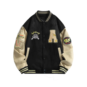 La Mejor Chaqueta Universitaria Personalizada, Chaqueta Letterman para Hombre y Mujer, de Lana y Cuero - Product Image 2