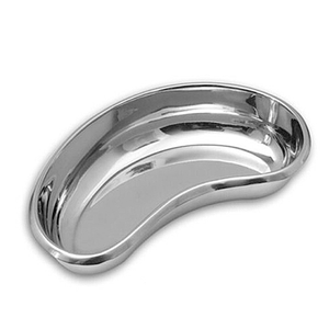 Plateau réniforme manuel en acier inoxydable de 6 pouces avec couvercle pour instruments chirurgicaux hospitaliers et greffe de rein, par Dentavex - Product Image 6
