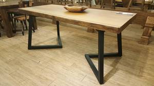 Contemporary Inverted L-Shaped Modern Durable Black Metal <b>Table</b> <b>Legs</b> for Dining Room Office Desks Workshop & Conference - Product Image 3