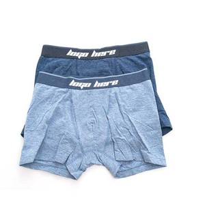 2023D <b>Men's</b> High-Rise Breathable <b>Silk</b> <b>Boxers</b> Custom Printed Waist Comfortable XL Size Knitted Panties Sustainable Sports Briefs - Product Image 2