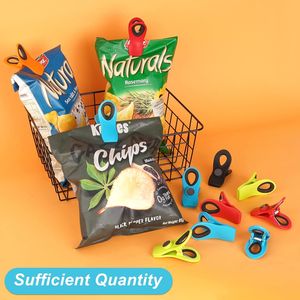 Confezione da 12 Clip Magnetiche Resistenti per Sacchetti, in Plastica, per Conservazione Alimenti, Patatine e Snack, Essenziali per Frigorifero e Cucina - Product Image 4