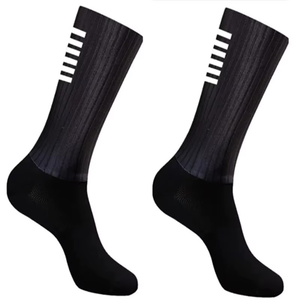 White Athletic Crew <b>Socks</b> Solid Color Breathable Knitted for Basketball Adults Summer Wear - Product Image 2