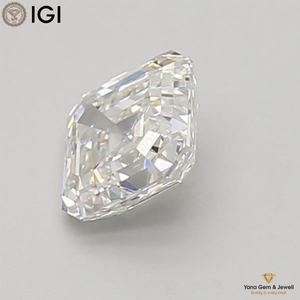เพชร CVD ขนาด 1.03 กะรัต พร้อมใบรับรอง IGI รูปทรง Asscher สี D ความสะอาดระดับ VS2 สำหรับจี้แบบโซลิแทร์ - Product Image 5
