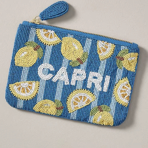 Cartera con bordado de cuentas estilo bohemio para mujer, mini monedero - Product Image 1