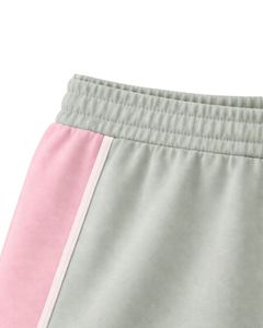 Pantalones Cortos de Salón para Mujer en Verde Salvia y Rosa, Cintura Elástica con Cordón, Algodón Suave y Poliéster, Ropa de Dormir Informal, Pantalones Cortos Cómodos de Verano para Relajarse - Product Image 6
