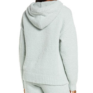 Sweat à capuche pour femme avec design personnalisable, sweat uni / poche avant, mode respirante / confortable et coupe décontractée 2026 - Product Image 2